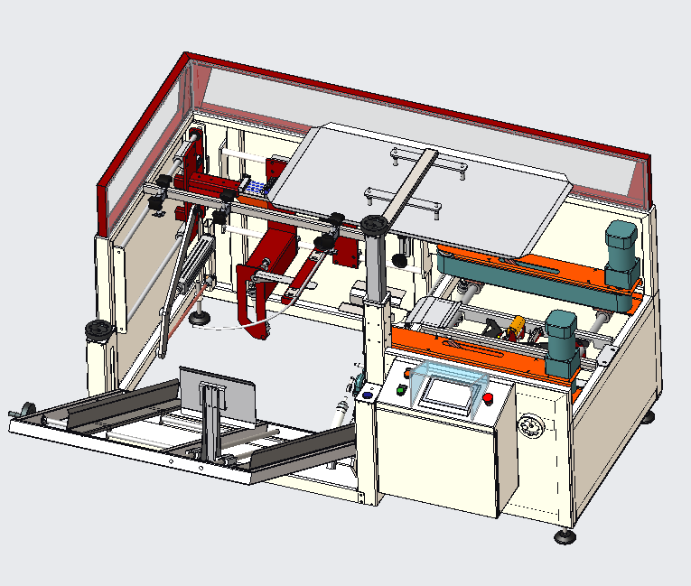 右手片式开箱机proe5.0.zip